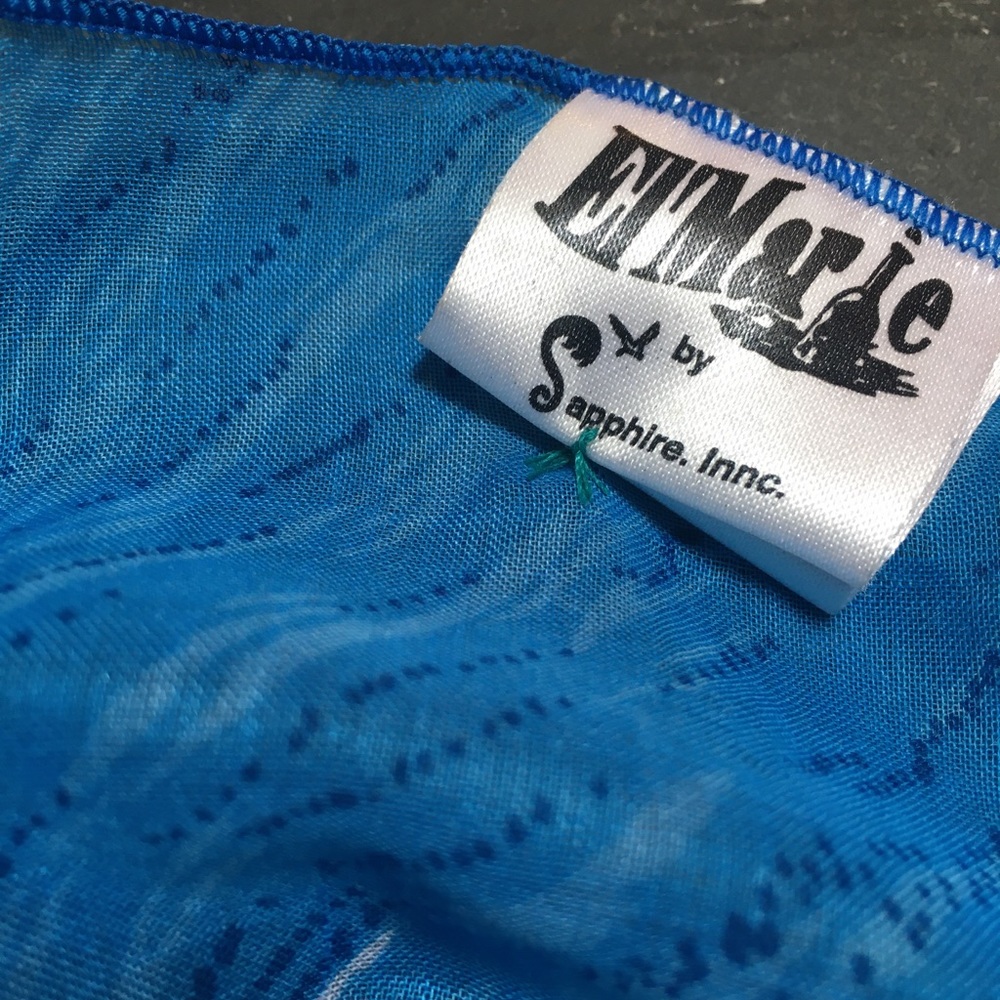 Vintage tropical fish sea beach kimono cover up OS - Picture 7 of 8